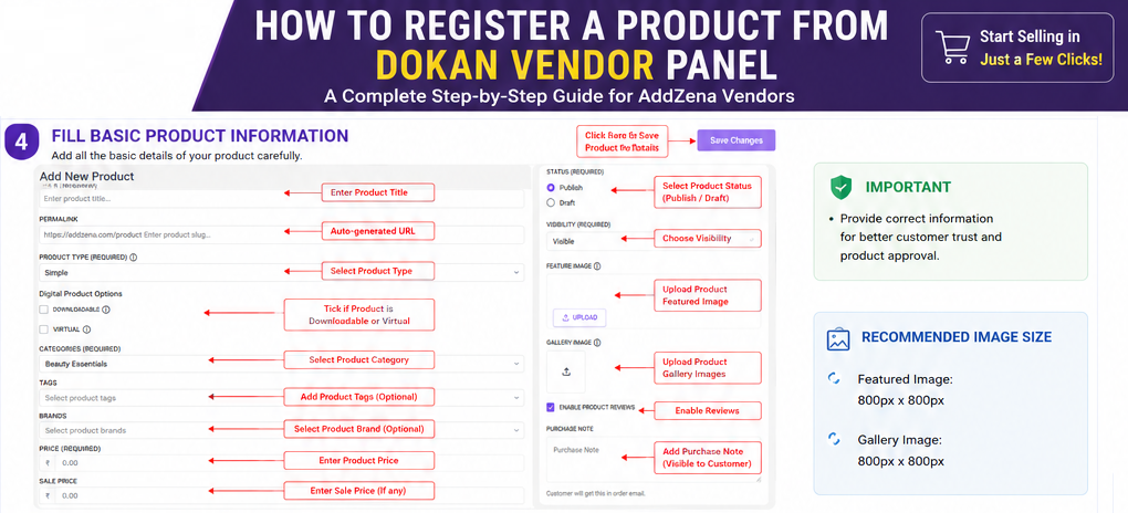 Product Details Form